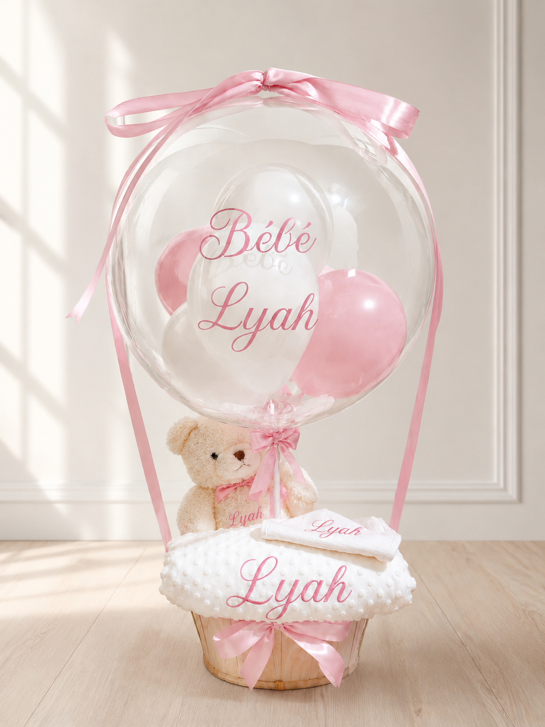 ballon +plaid bebe
