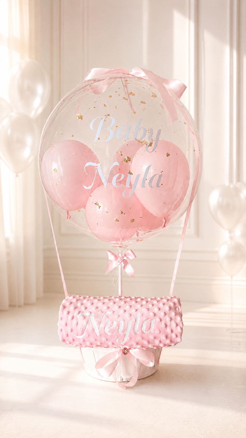 ballon +plaid bebe