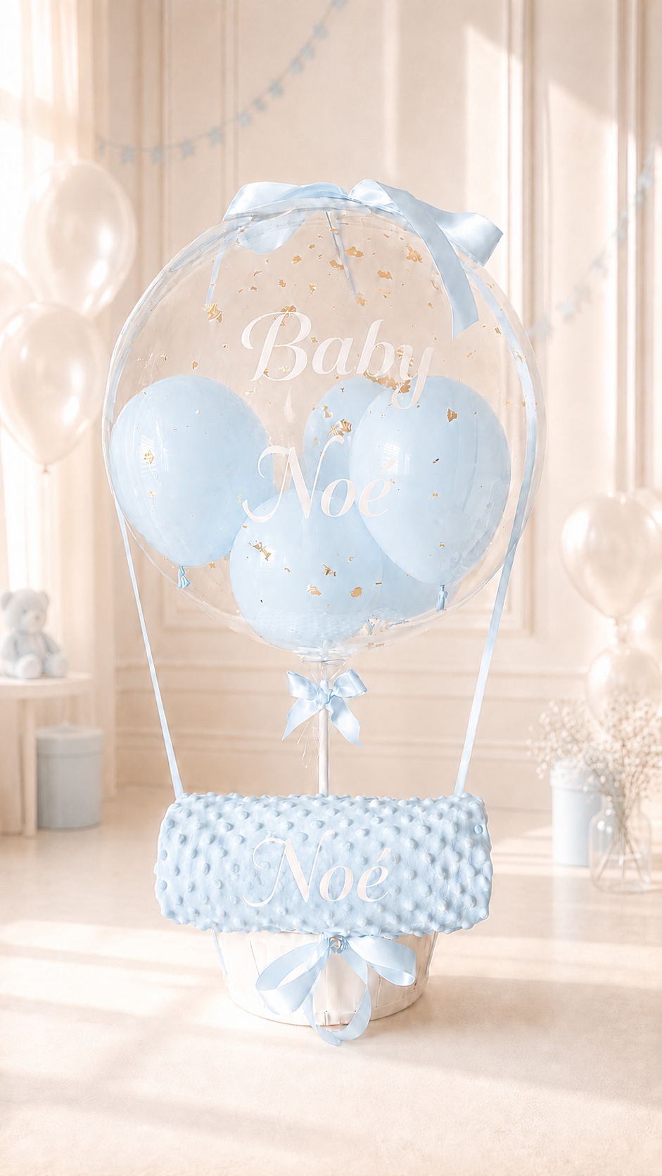 ballon +plaid bebe