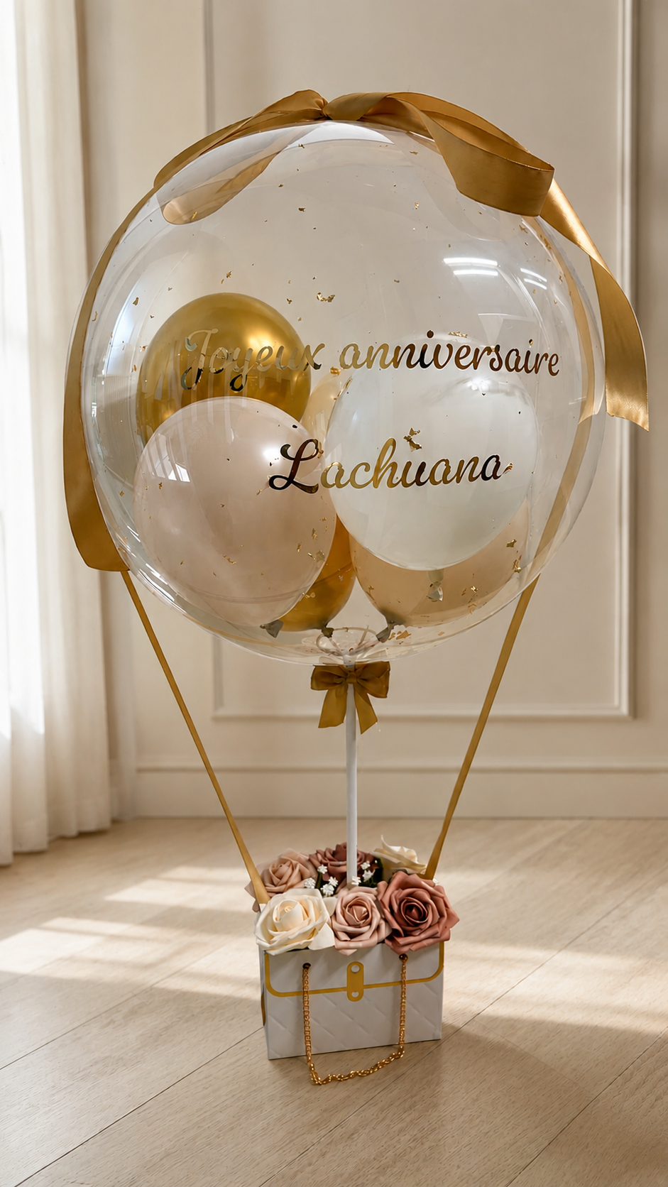 Ballon sac fleur