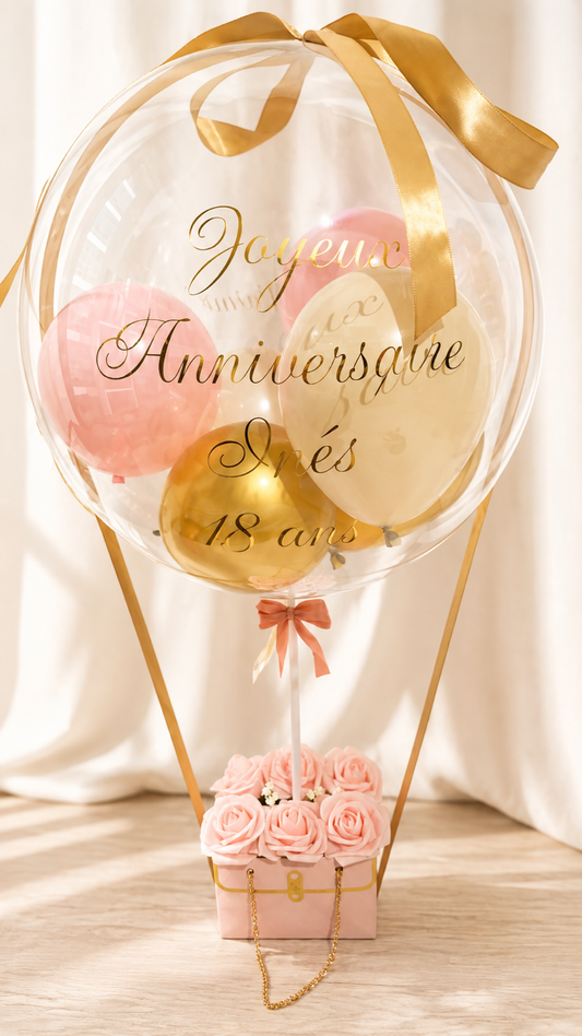 Ballon sac fleur