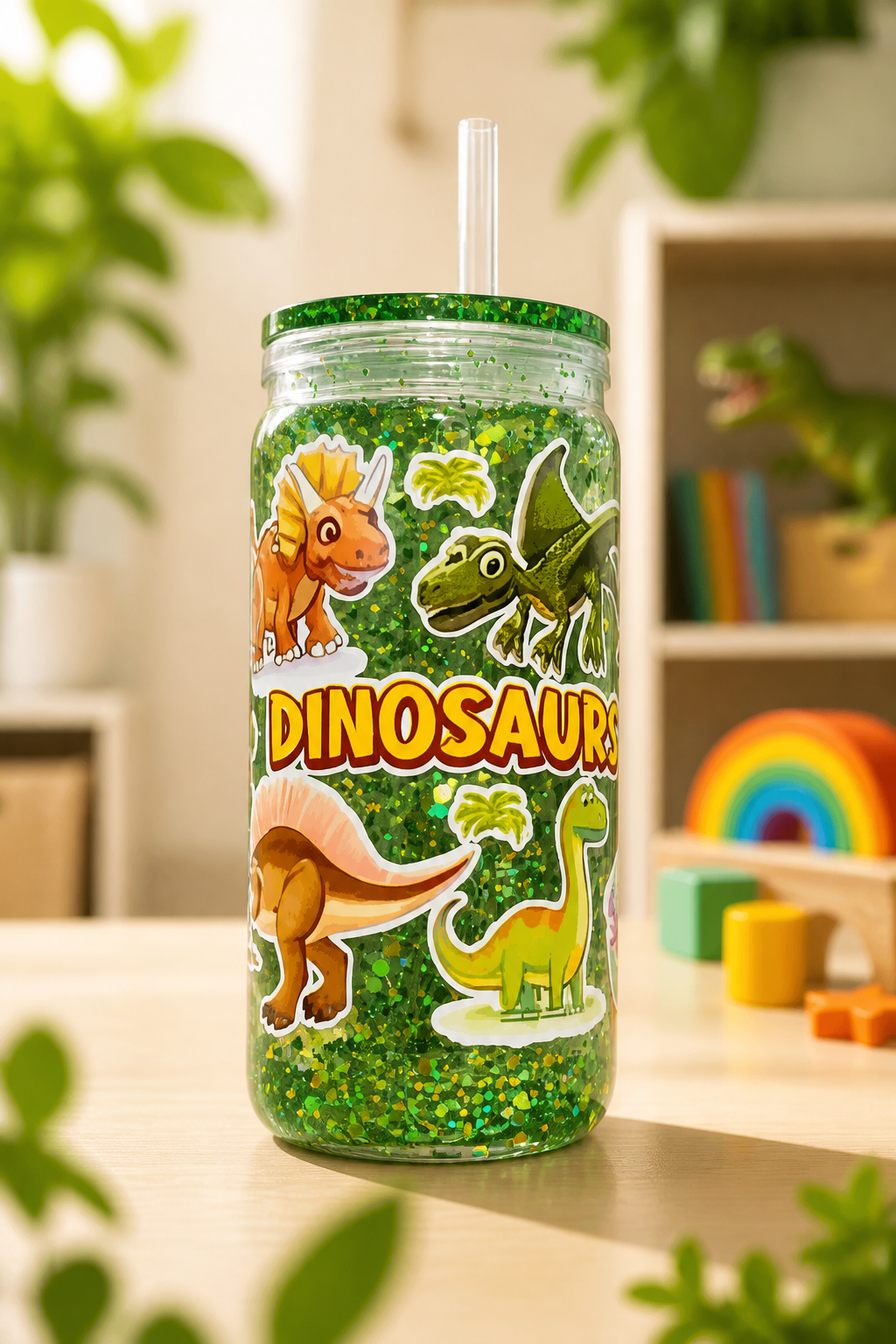 Gobelet neige dinosaures